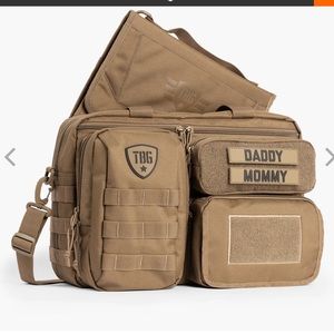 TACTICAL DIAPER BAG WITH CHANGING PAD
